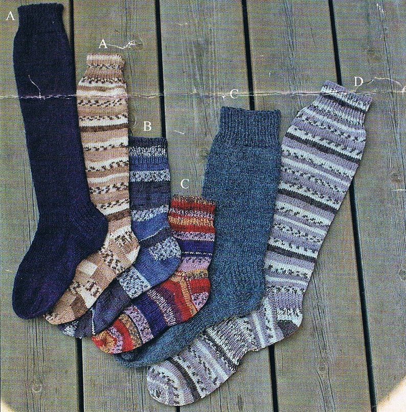 Family Sock Pattern In 4 Ply By Sirdar