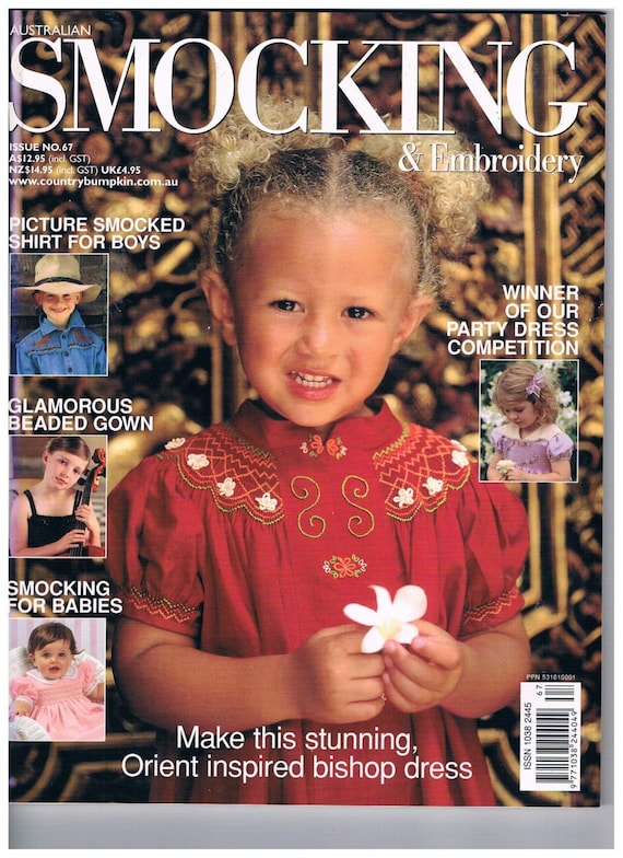 趣味・スポーツ・実用 Australian Smocking and Embroidery no28 Issue 67 Australian Smocking and Embroidery - Etsy