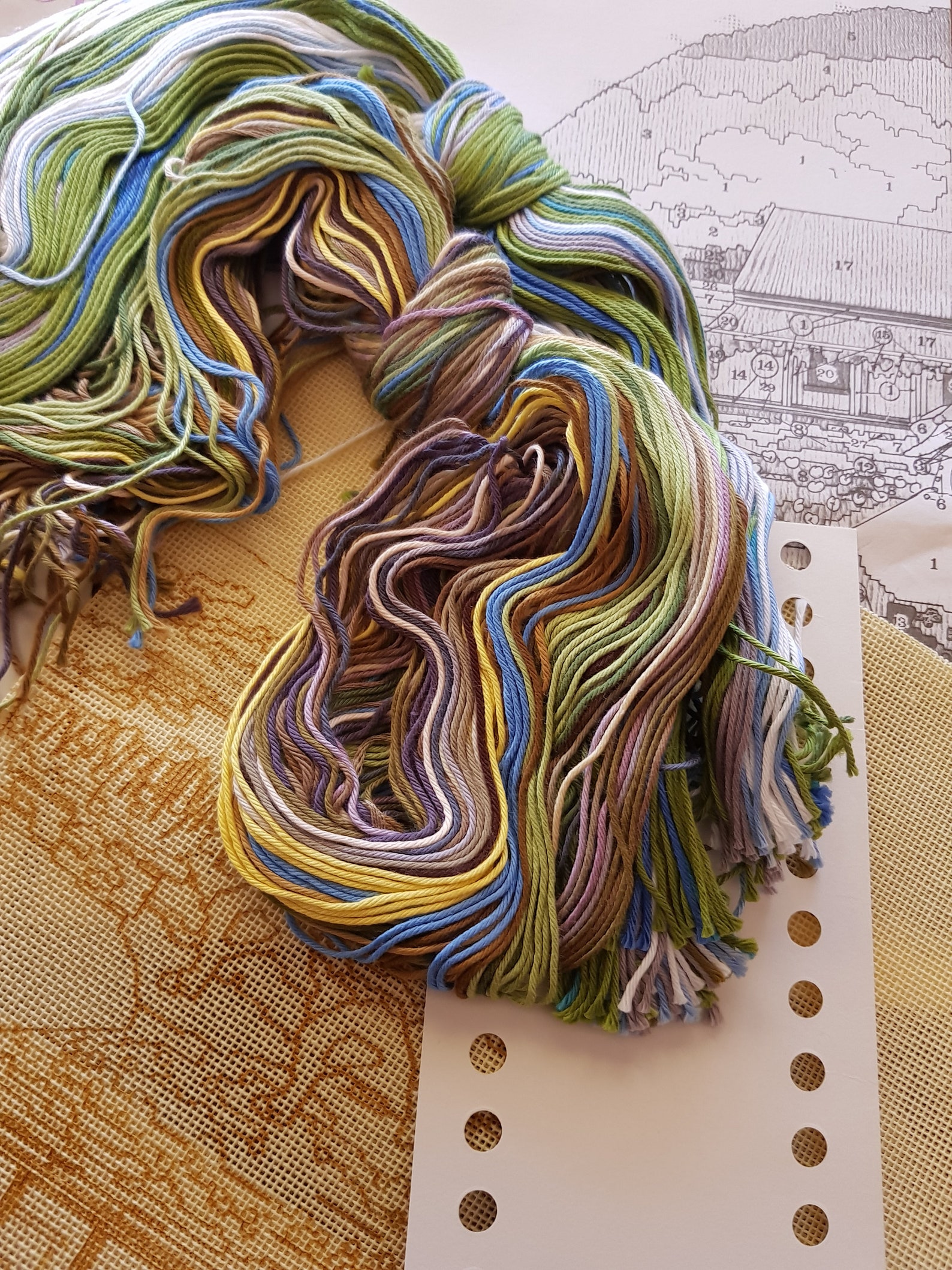 Anchor Long Stitch Kit In Tapestry Cotton 'In Good Etsy