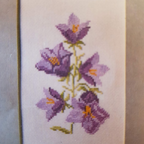 Purple Flowers -  Embroidery Kit by Permin of Copenhagen