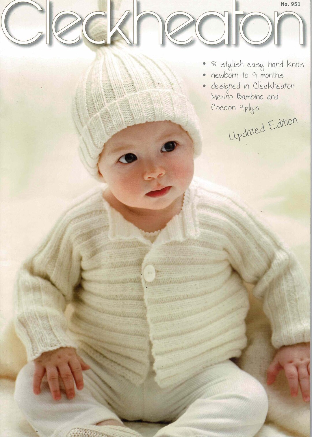 Cleckheaton 8 Baby Knit Patterns for Newborn to 9 Months in 4 Ply - Etsy