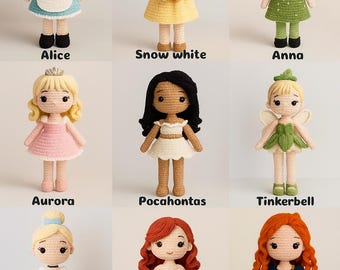 Handmade Crochet Princess Doll: Amigurumi Fairytale Keepsake