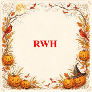 Bordure de tapis de mahjong Halloween, Décoration pour soirée jeux d'automne, Tapis de jeu personnalisé, Motif citrouille, chauve-souris et cardinal, Décoration de table automnale effrayante