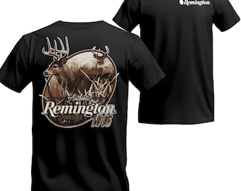 Classic Deer Riflemanshirt – Remington Hunting Short Sleeve Tee – Gift For Hunters, Unisex Casual Graphic T-Shirts