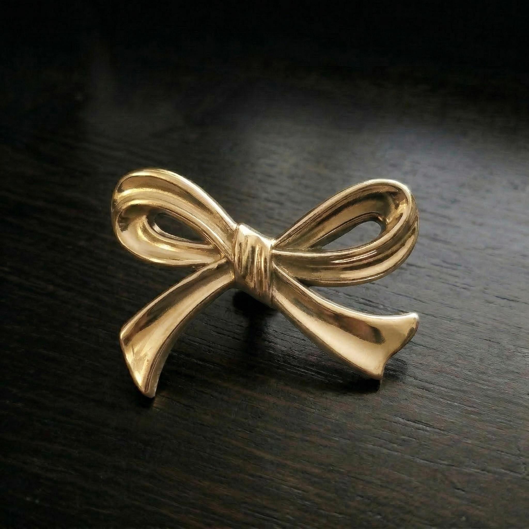 Gold Bow Knobs for Dresser - Etsy Gold Bow Knobs for Dresser - Etsy
