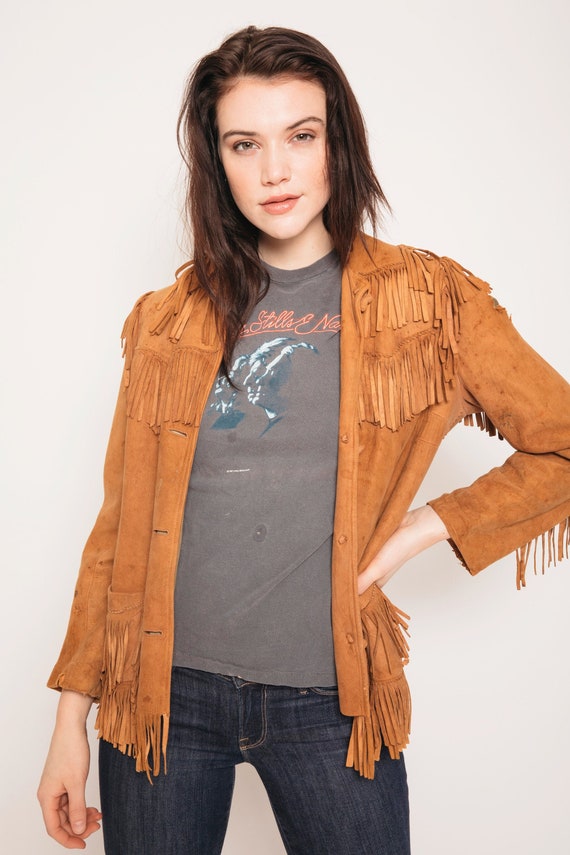 1960's Small Suede Fringe Jacket