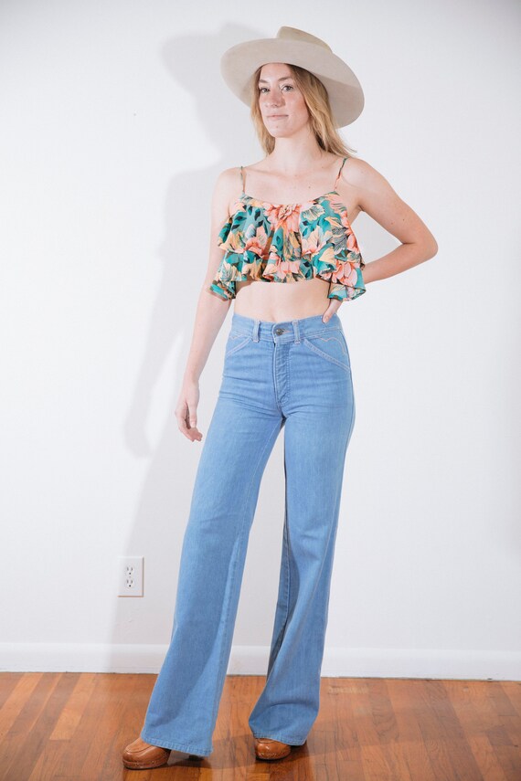 1970's Viceroy High Waisted Wide Leg Denim