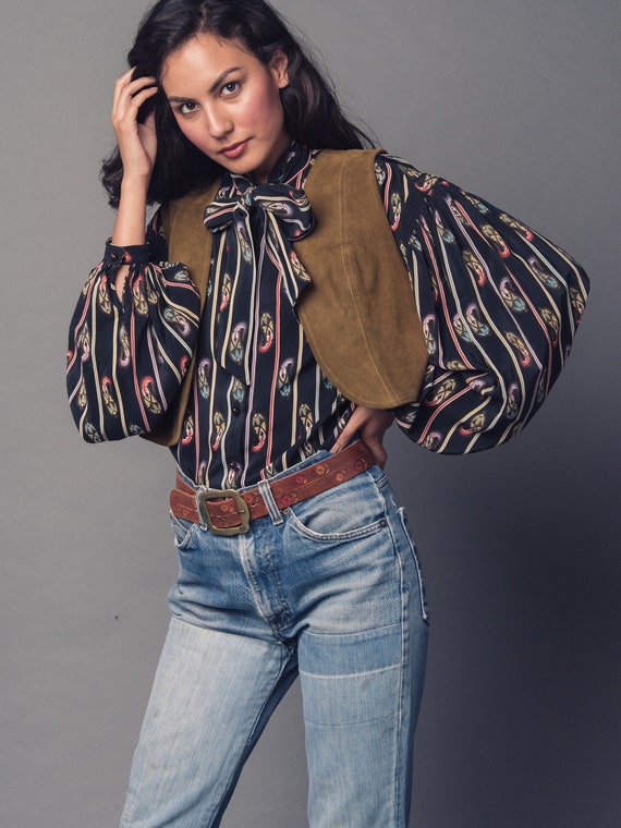 1970's Suede Cropped Vest