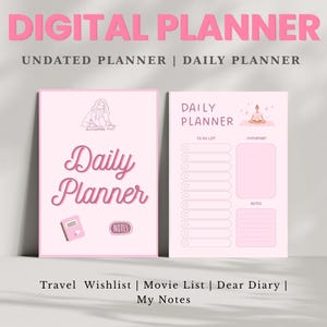 Daily Planner PDF: To-Do Lists, Notes, Diary (Digital Download)