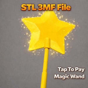 Fichier 3D Baguette magique pour cartes de crédit – Poignée télescopique STL| Impression 3D | Paiement instantané | Téléchargement instantané