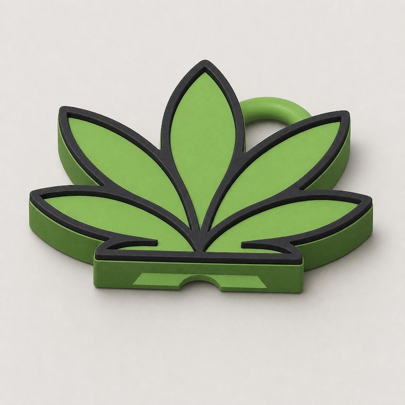 Weed Leaf Can Opener STL 3MF, Cannabis Nail Saver Keychain 3D Print File, 420 Gift Commercial Use Digital Download image 8