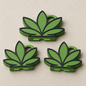 Weed Leaf Can Opener STL 3MF, Cannabis Nail Saver Keychain 3D Print File, 420 Gift Commercial Use Digital Download image 5