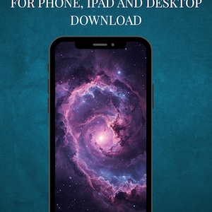 Galaxy Wallpaper Bundle: Cosmic Digital Art Backgrounds (Digital Download