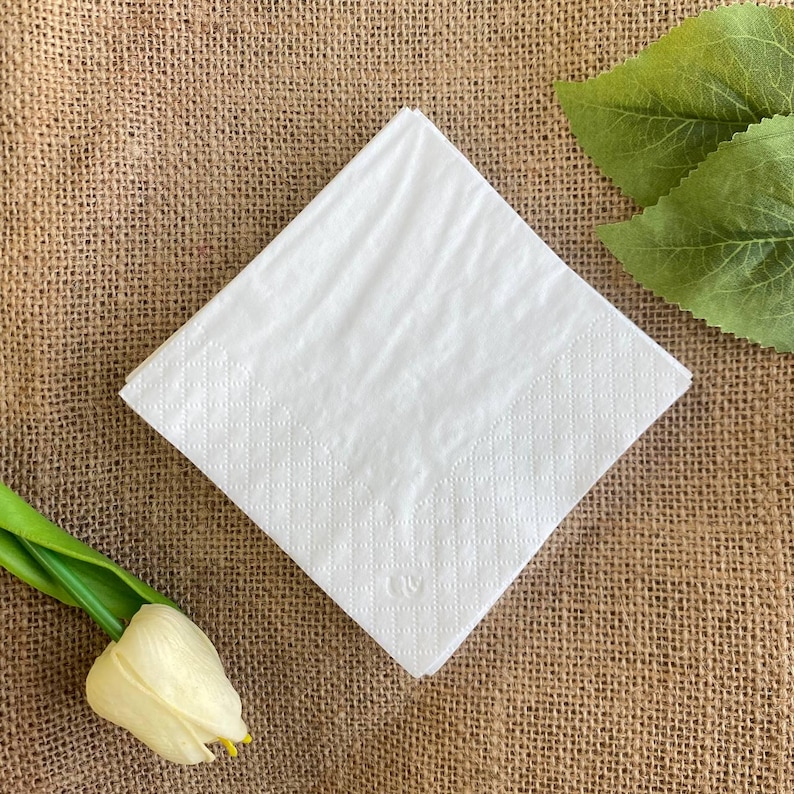 Physical blank napkin sample preview ❤️