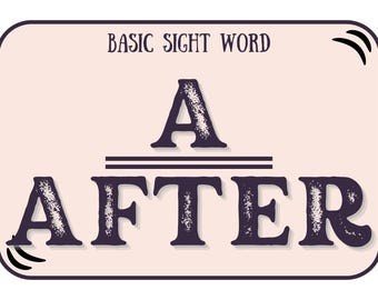 Basic Sight Word Flash Cards Grades 1-5 | Printable Homeschool Reading Activity | Digital Download