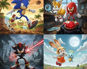 sonic characters (Digital Download)
