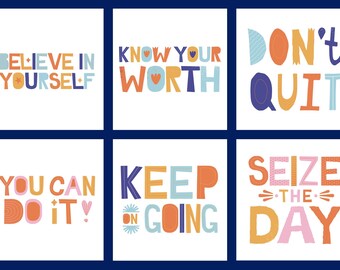 Motivational Quotes Collection | Positive Vibes & Inspiration | Wall decor