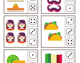Counting and Number recognization flash cards ( Digital Download)