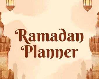 Ramadan Planner Mega Bundle | 5 Elegant  Planners in One Digital File
