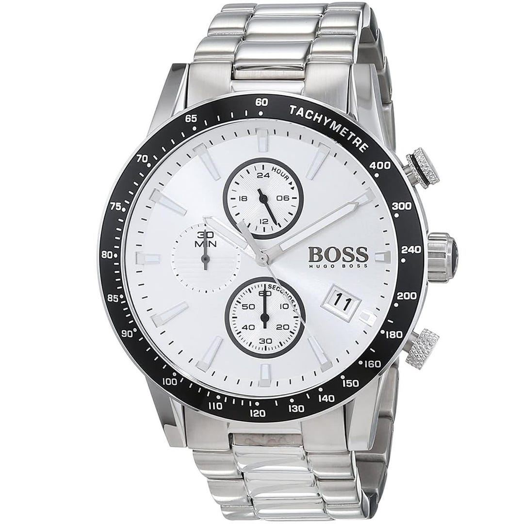 Reloj cronógrafo Hugo Boss para hombre, de acero inoxidable, con esfera ...