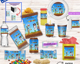 Custom Party Favor Bundle: Themed Chip Bags, Candy, and More