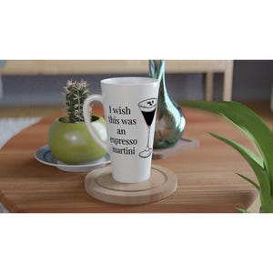 Espresso Martini Mug, I wish this was an espresso martini, Funny Mug, Martini Lover Gift