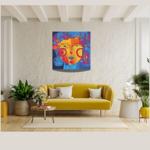 Bold and Colorful Wall Art Canvas Print