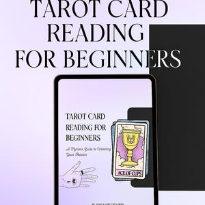 Tarot card, reading for beginners, digital download, learning tarot