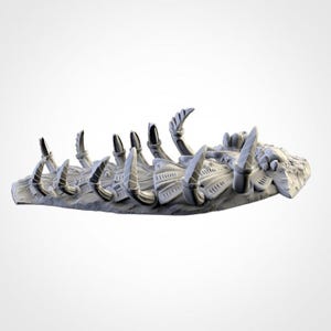 Corridor 01 – Alien Artifacts – Sci-Fi Horror Terrain for Wargaming, Tabletop Scenery, and Hobby Painting