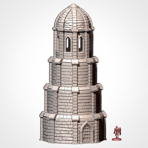 Ruins of the Western Kingdom – Eldenstone Watchtower – Terrain for Wargaming, Tabletop Scenery, and Hobby Painting