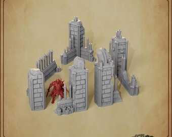 Fences – Graveyard – Terrain for Wargaming, Tabletop Scenery, and Hobby Painting