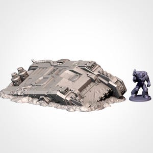 Tank Alpha – Crashed Tanks – Terrain for Wargaming, Tabletop Scenery, and Hobby Painting
