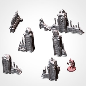 Fences – Graveyard – Terrain for Wargaming, Tabletop Scenery, and Hobby Painting