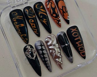 The Weeknd My Dear Melancholy Stiletto Press On Nails