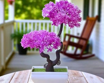 AfanD 3.5ft(43in) Artificial Bonsai Tree Juniper Faux Plants Indoor Big Fake Plants