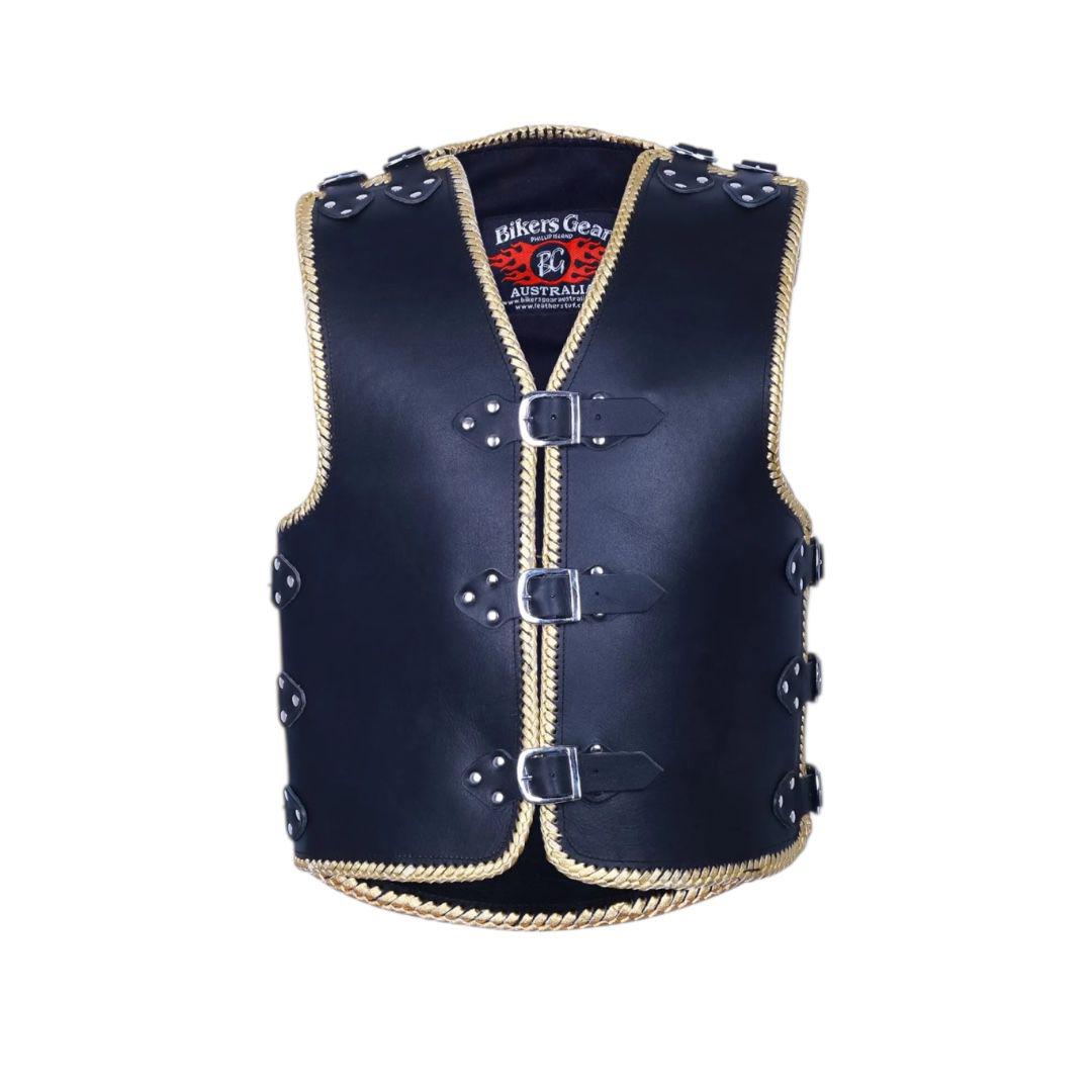 Outlaw leather vest - Etsy 日本