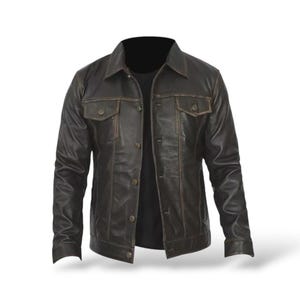 Handmade Quilted Lambskin Leather Biker Jacket - Bella Brown