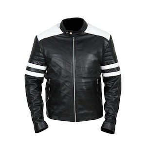 Cafe Racer Leather Jacket – Vintage Biker Style, Slim Fit Motorcycle Jacket, Men’s Retro Riding Gear, Classic Moto Jacket