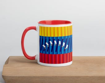 Venezuela Flag Ceramic Mug 11oz with Color Inside
