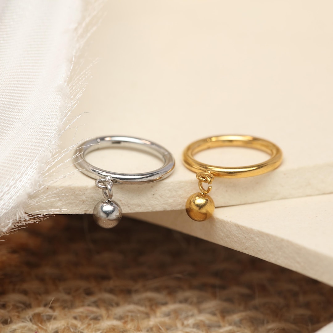 Dangle Hoop Rook Earing Surgical Steel 8mm Dangle Cute Ball Hoop Earring Daith Hoop Helix ...