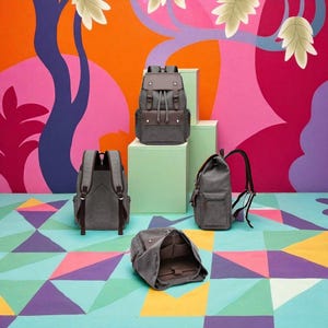 Zaino in tela retrò, borsa unisex casual per laptop, zaino da viaggio per esterni, zaino scolastico per studenti, borsa vintage per computer