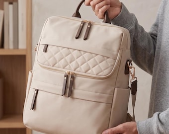 Zaino moderno in stile italiano, mini zaino convertibile, zaino per bambini, borsa per laptop da donna, zaino scolastico per bambini