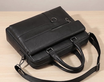 Borsa per laptop in pelle bovina a due strati, borsa a tracolla, borsa Ita, zaino da donna, borsa per laptop Ita, mini zaino, zaino da viaggio vintage