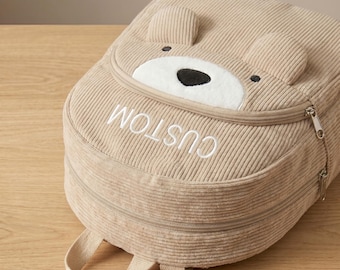 Personalized  Ita Bag Embroidered Toddler Backpack Custom Ita Bag Backpack For Travel Mini Backpack for School