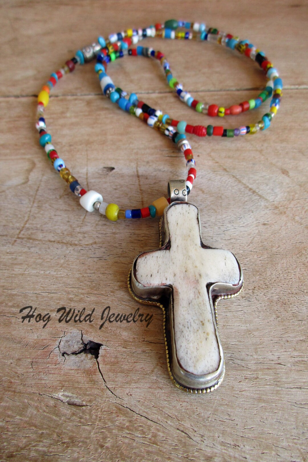 Womens Tibetan Ethnic Tribal Cross Pendant Long Necklace - Etsy