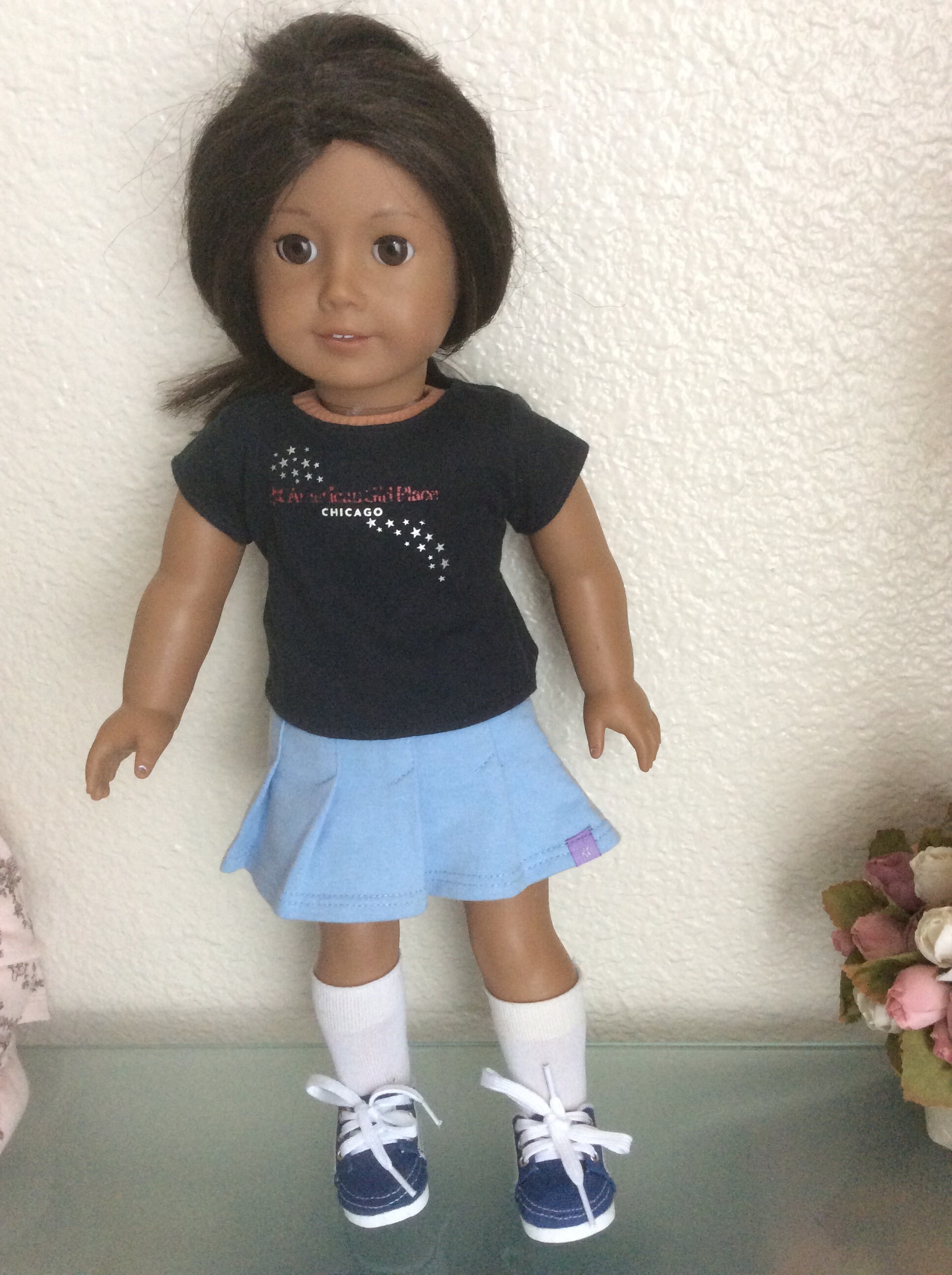 american girl doll black hair brown eyes