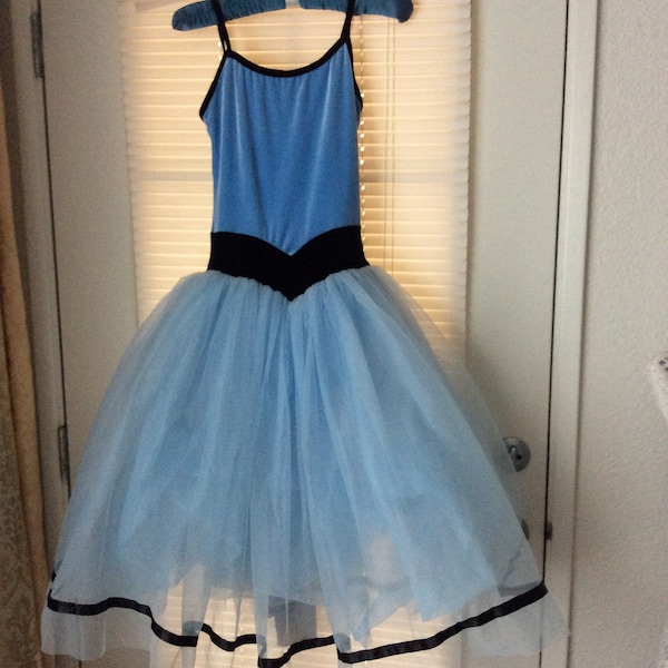 Vestido de baile WEISSMAN Azul Sz S A Hecho en EE.UU.