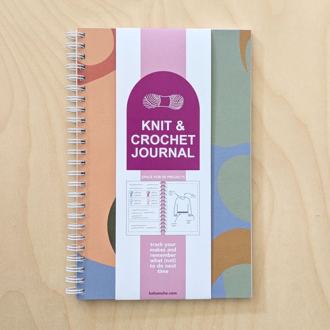 Knit & Crochet Journal / Planner / Notebook - Etsy