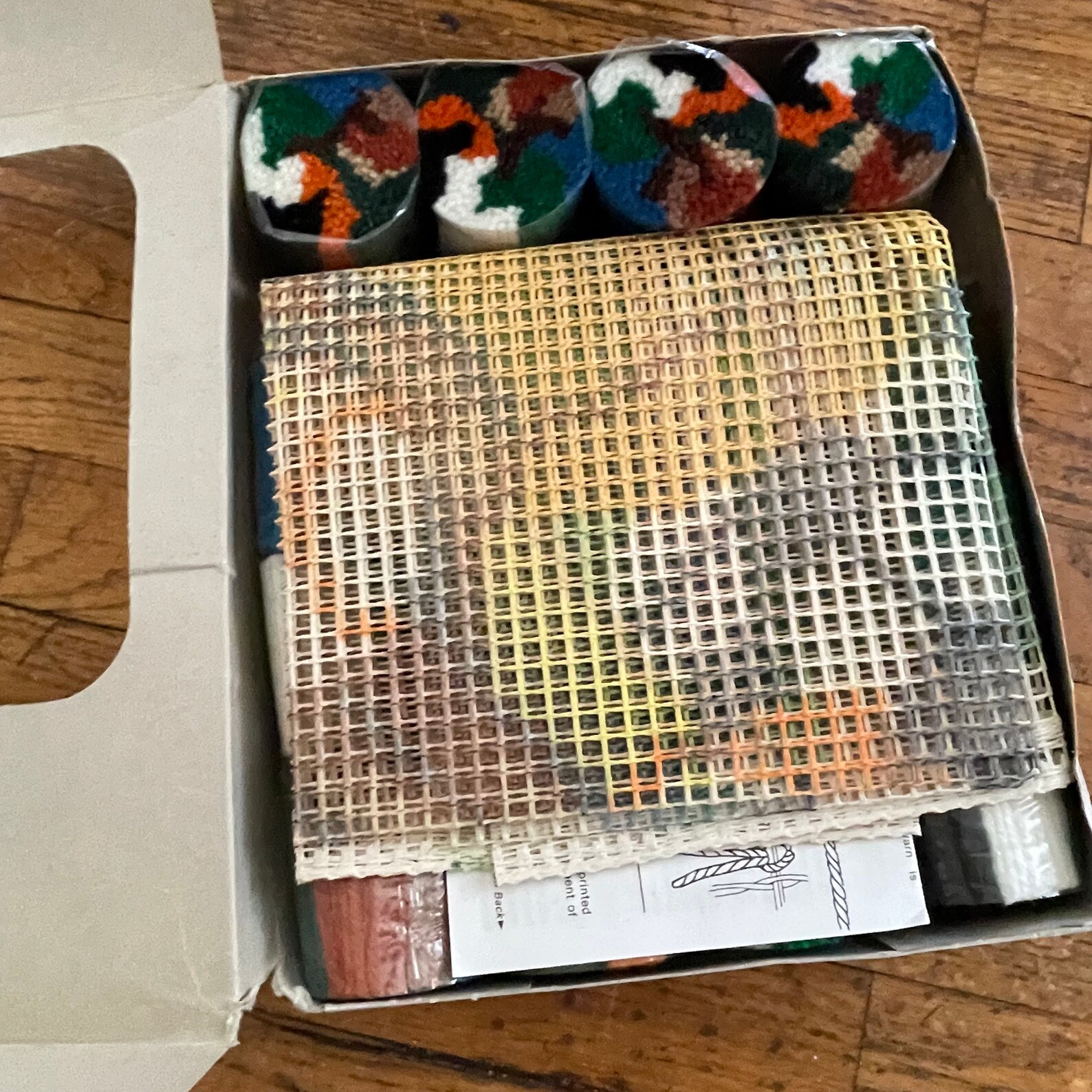 Sports Vintage Latch Hook Kit by WonderArt retro latch hook Etsy