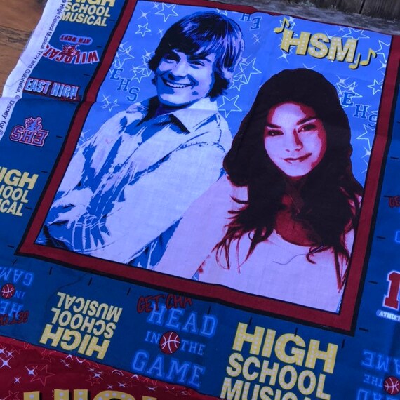 High School Musical Tony Gabriella Cut And Sew Fabric Panel Etsy